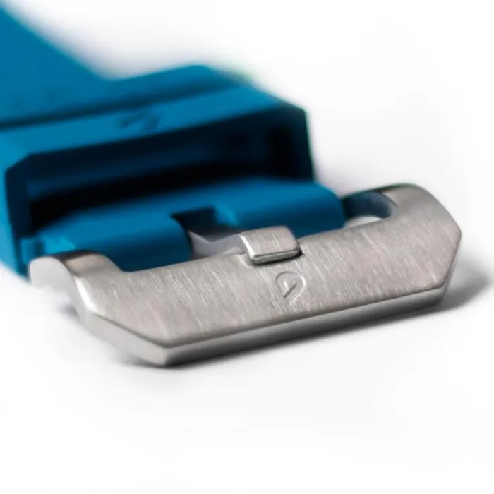BOLDR Blue Druber Rubber Strap 22mm