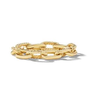 DY Madison Chain Bracelet in 18K Yellow Gold, 13.5mm