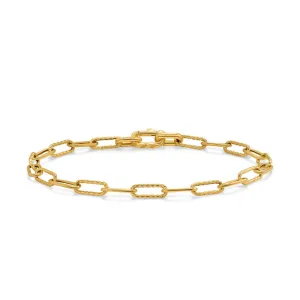 DY Madison Chain Bracelet in 18K Yellow Gold, 4mm, Size Medium