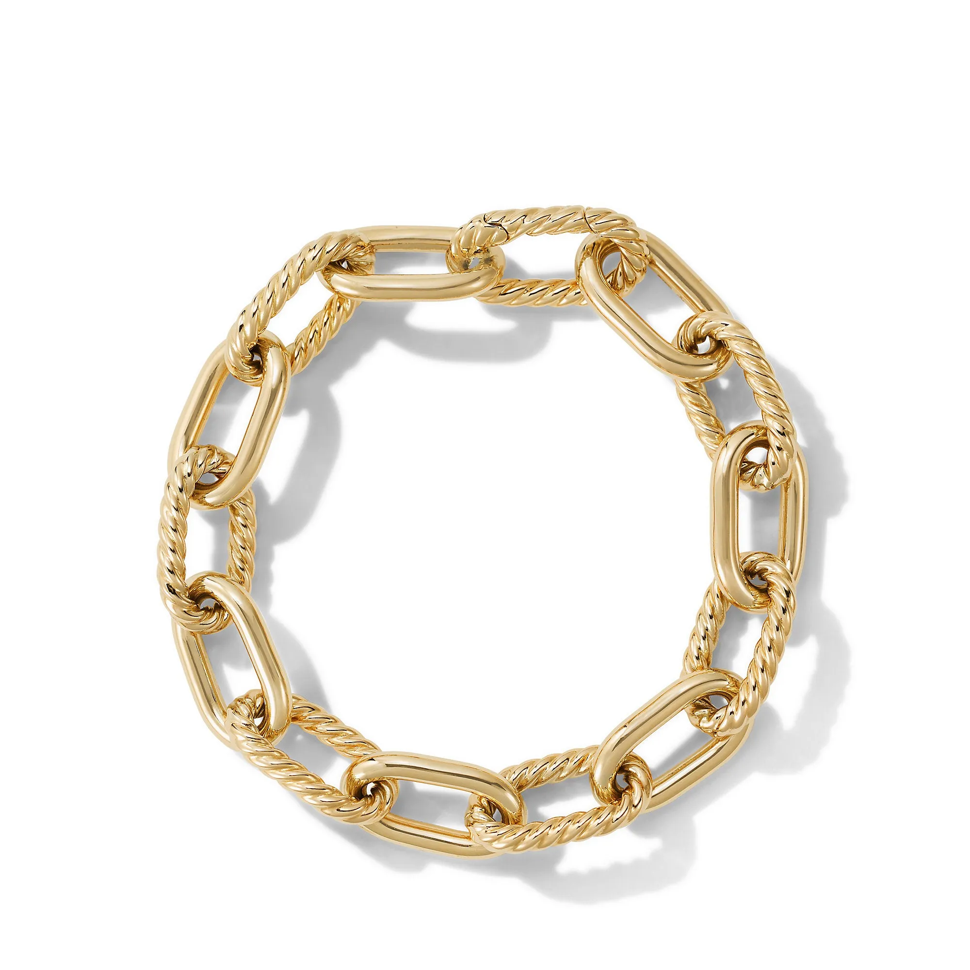 DY Madison® Chain Bracelet in 18K Yellow Gold, Size Medium