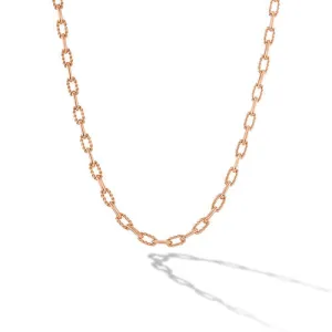 DY Madison Chain Necklace in 18K Rose Gold, 18"