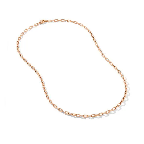 DY Madison Chain Necklace in 18K Rose Gold, 18"