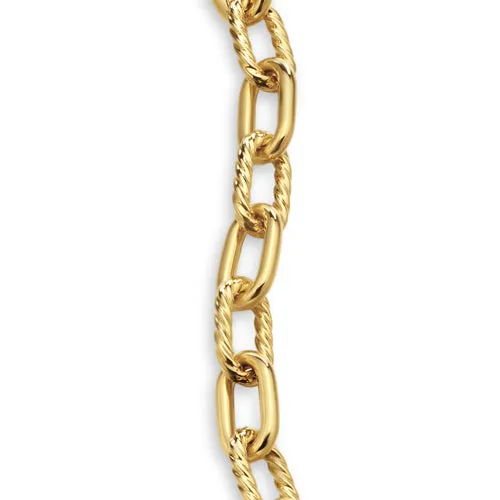 DY Madison Toggle Chain Bracelet in 18K Yellow Gold, Size Medium