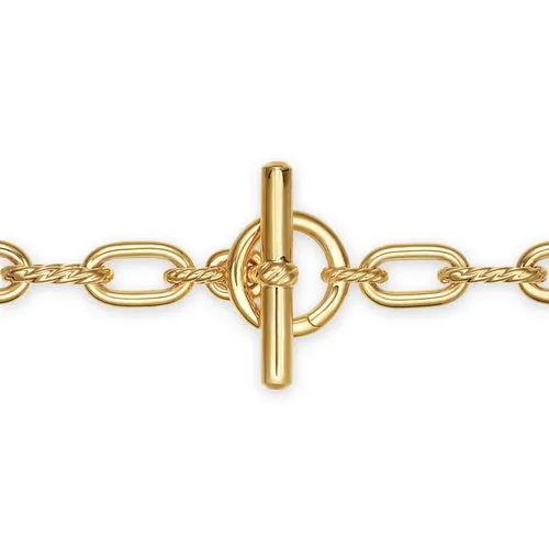 DY Madison Toggle Chain Necklace in 18K Yellow Gold, 16"