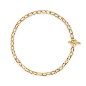 DY Madison Toggle Chain Necklace in 18K Yellow Gold, 16"