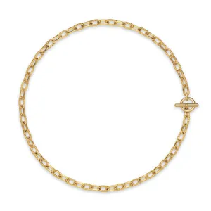 DY Madison Toggle Chain Necklace in 18K Yellow Gold, 5.5mm, 16"