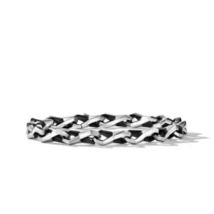 Faceted Link Bracelet, Size Large