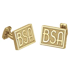 Fink's 18mm Recessed Rectangle Monogram Cufflinks