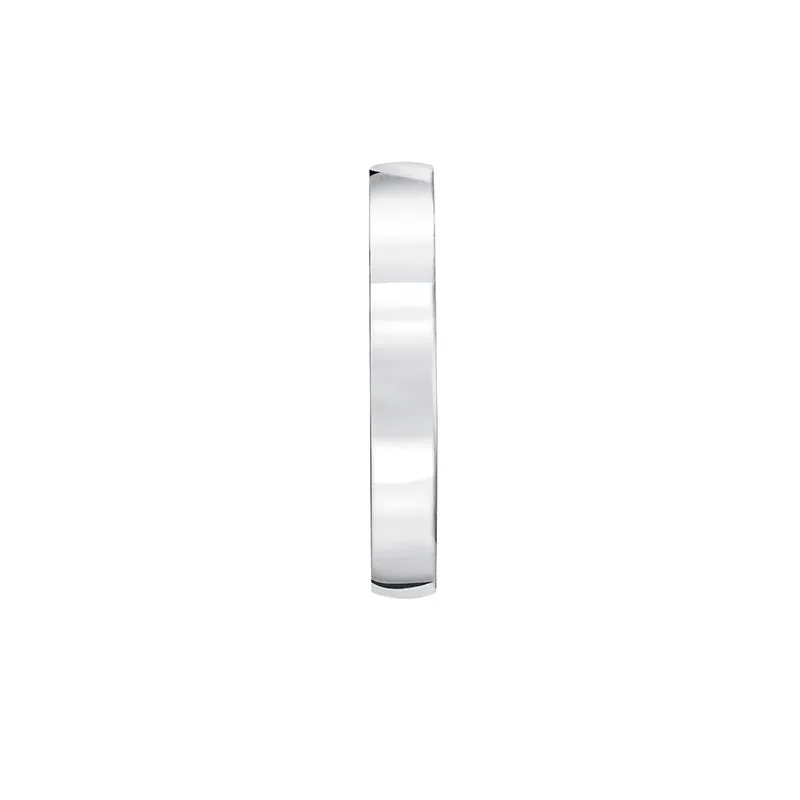 Fink's 3mm 14K White Gold Low Dome Comfort Fit Wedding Band