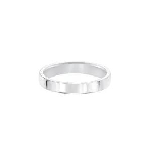 Fink's 3mm 14K White Gold Low Dome Comfort Fit Wedding Band