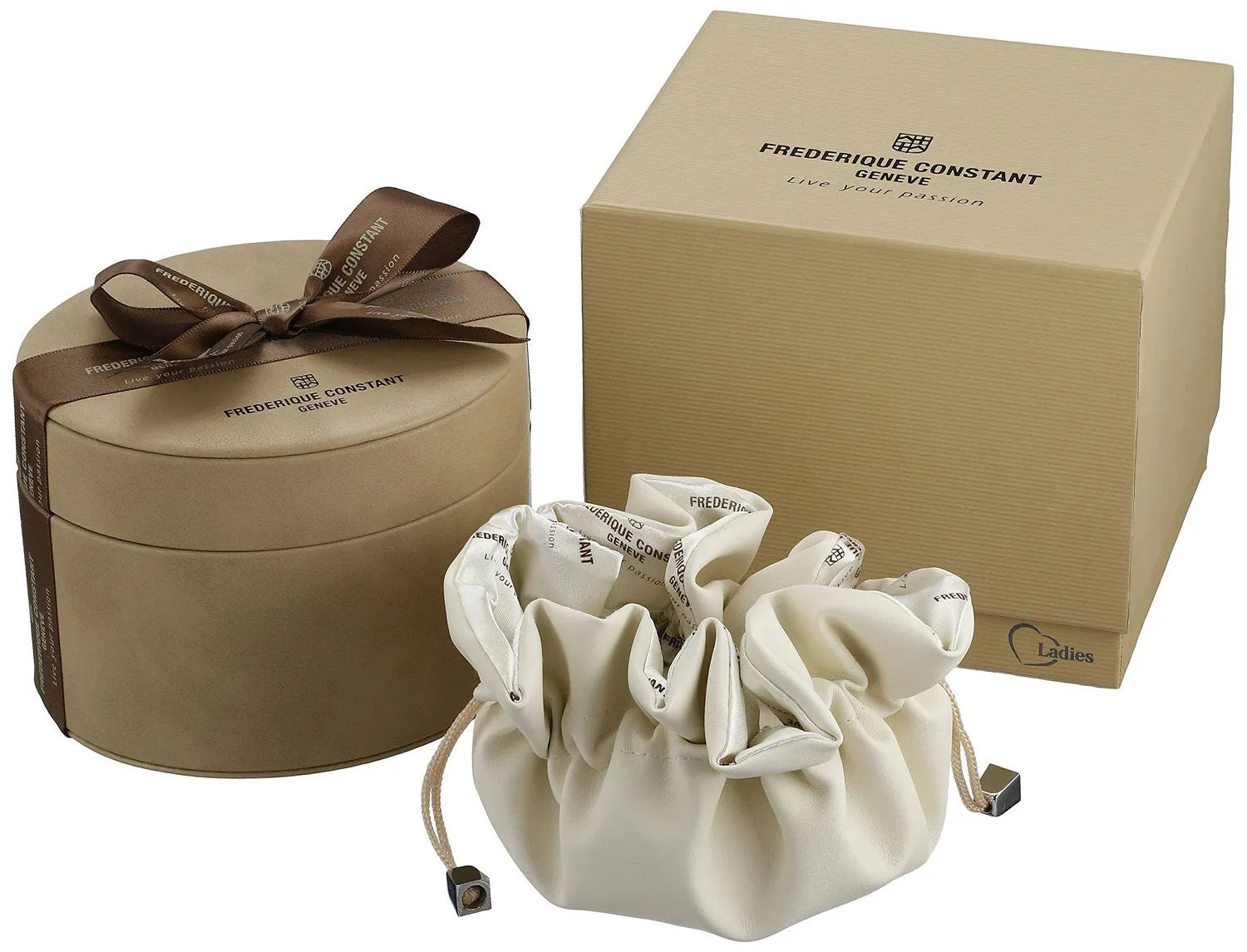 Frederique Constant Heart Beat Automatic Rose Gold PVD Steel & Diamond Womens Watch FC-310HBAD2PD4B