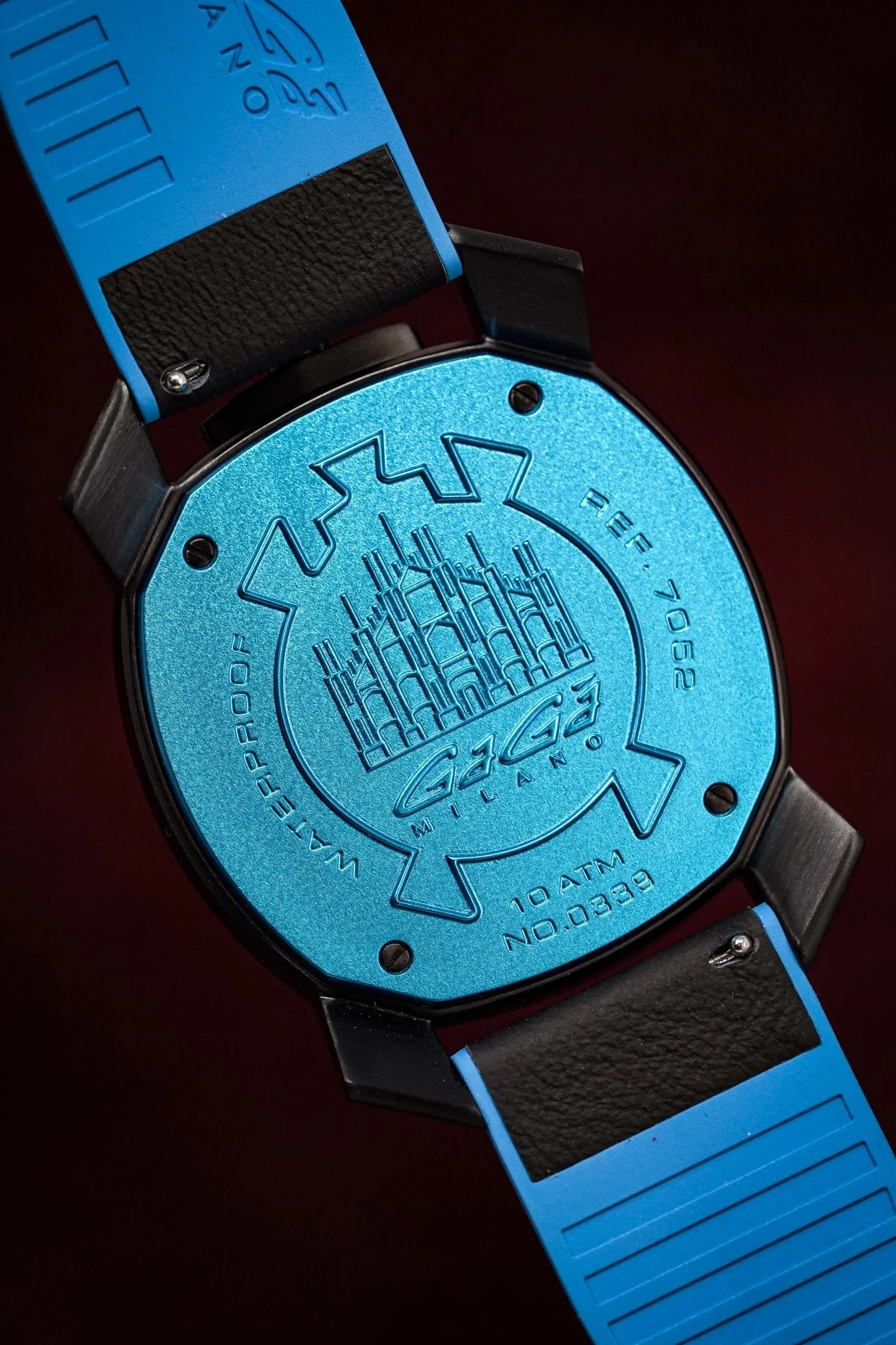 Gaga Milano Watch Frame_One Black PVD 7052.02