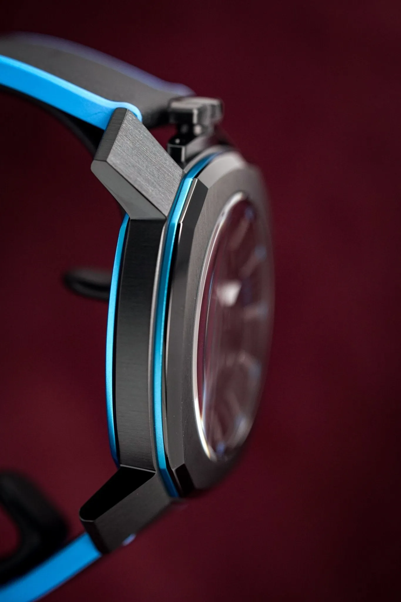 Gaga Milano Watch Frame_One Black PVD 7052.02