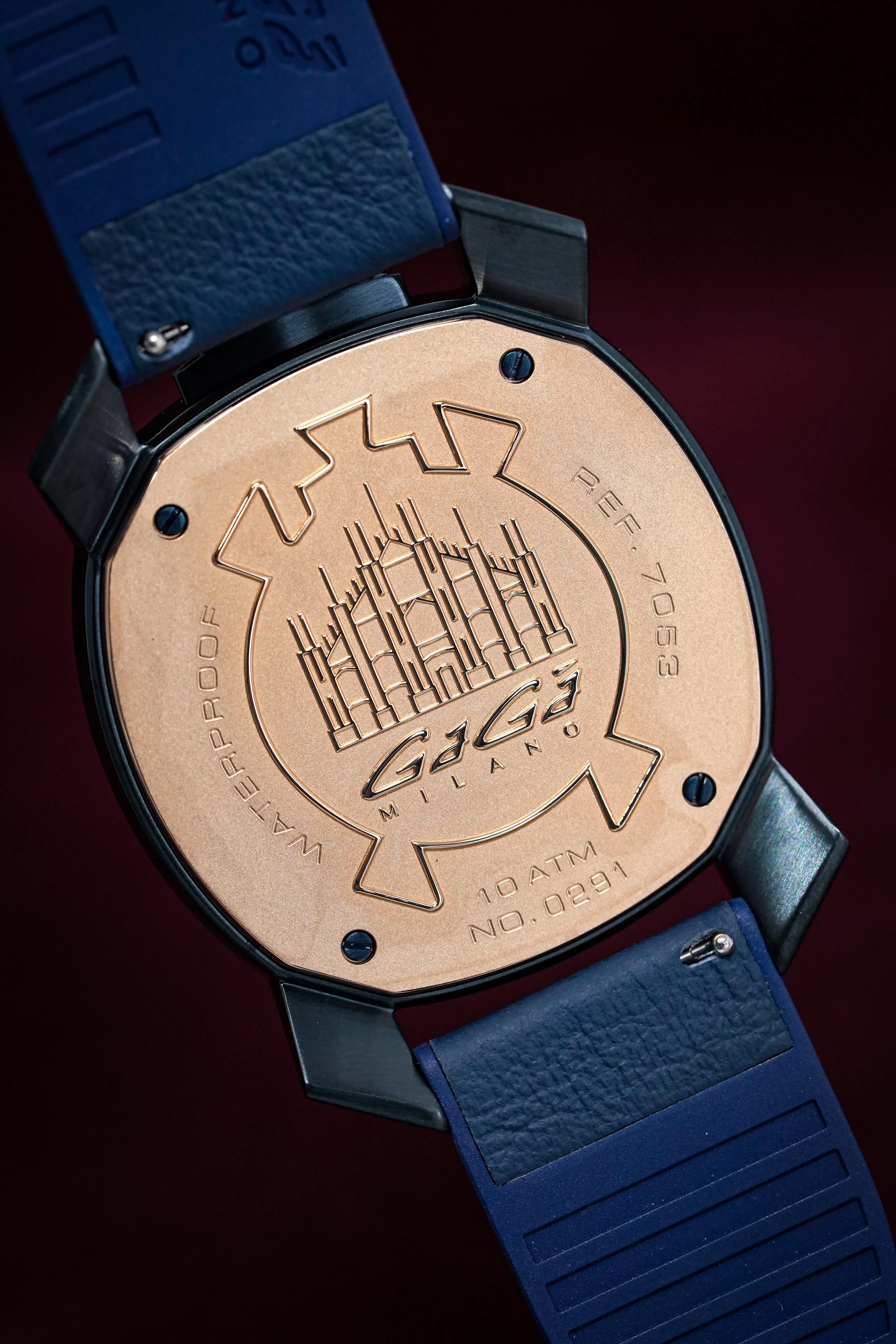 Gaga Milano Watch Frame_One Blue 7053.01
