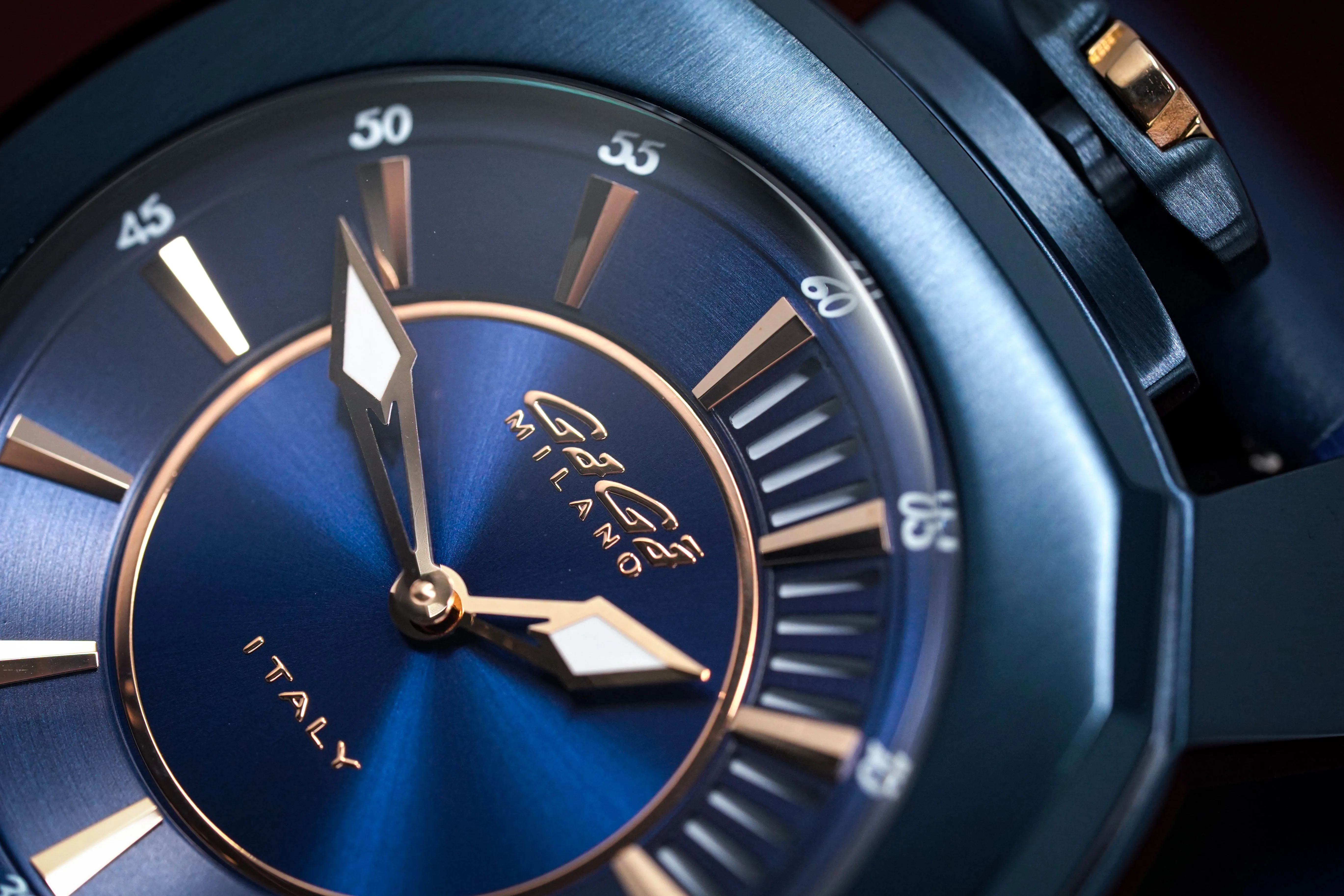 Gaga Milano Watch Frame_One Blue 7053.01
