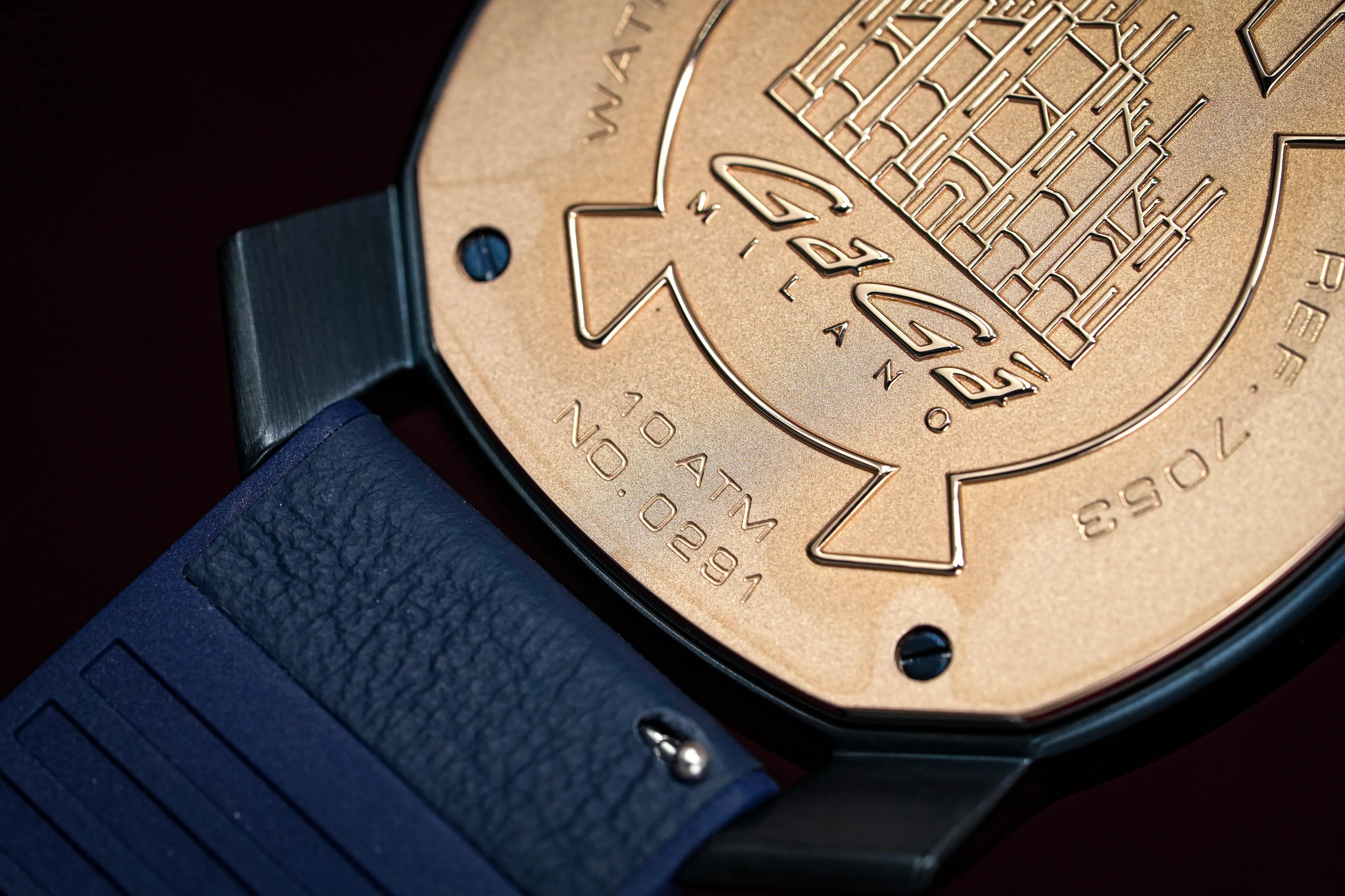 Gaga Milano Watch Frame_One Blue 7053.01