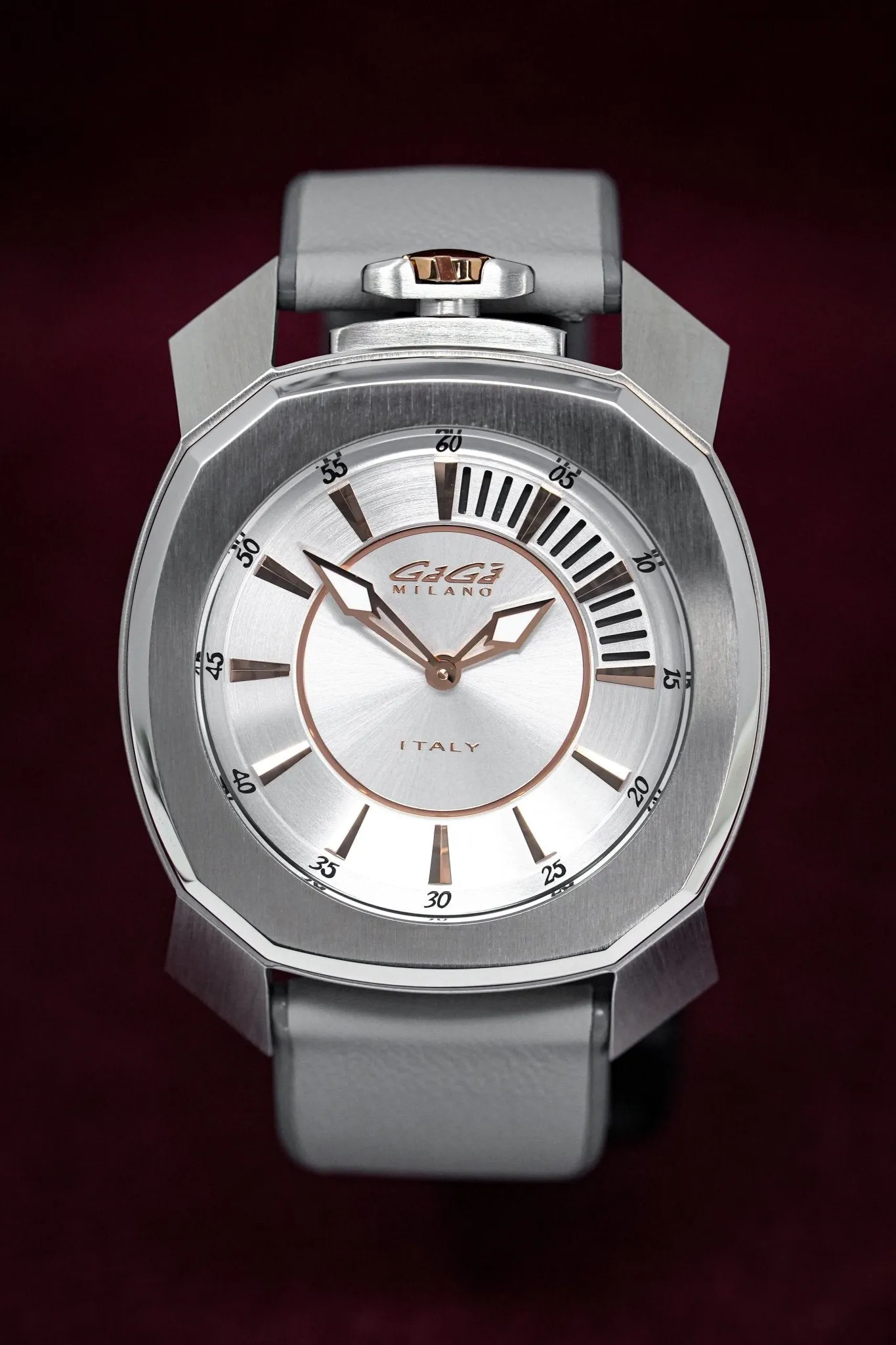 Gaga Milano Watch Frame_One Silver 7050.01