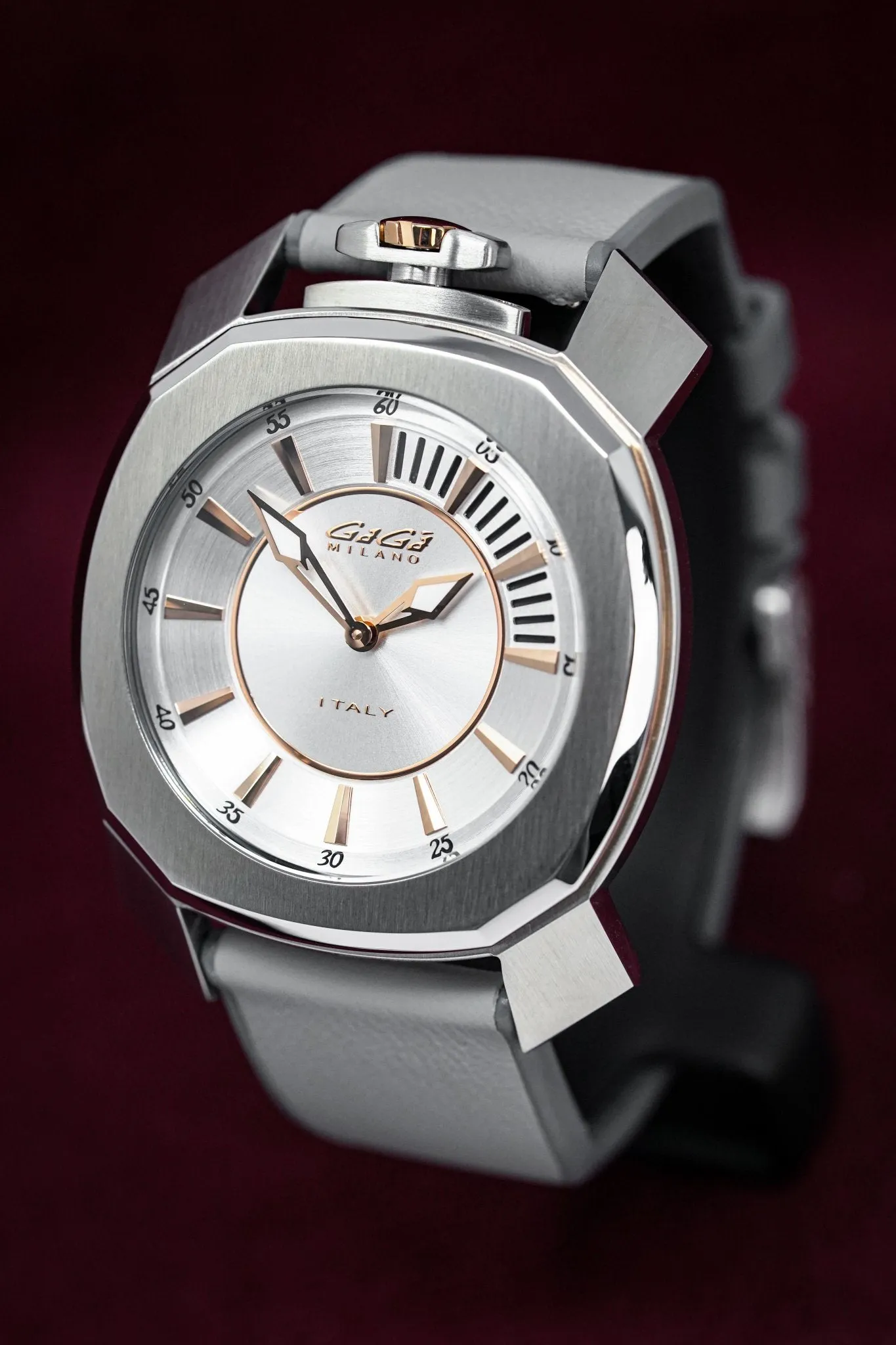Gaga Milano Watch Frame_One Silver 7050.01