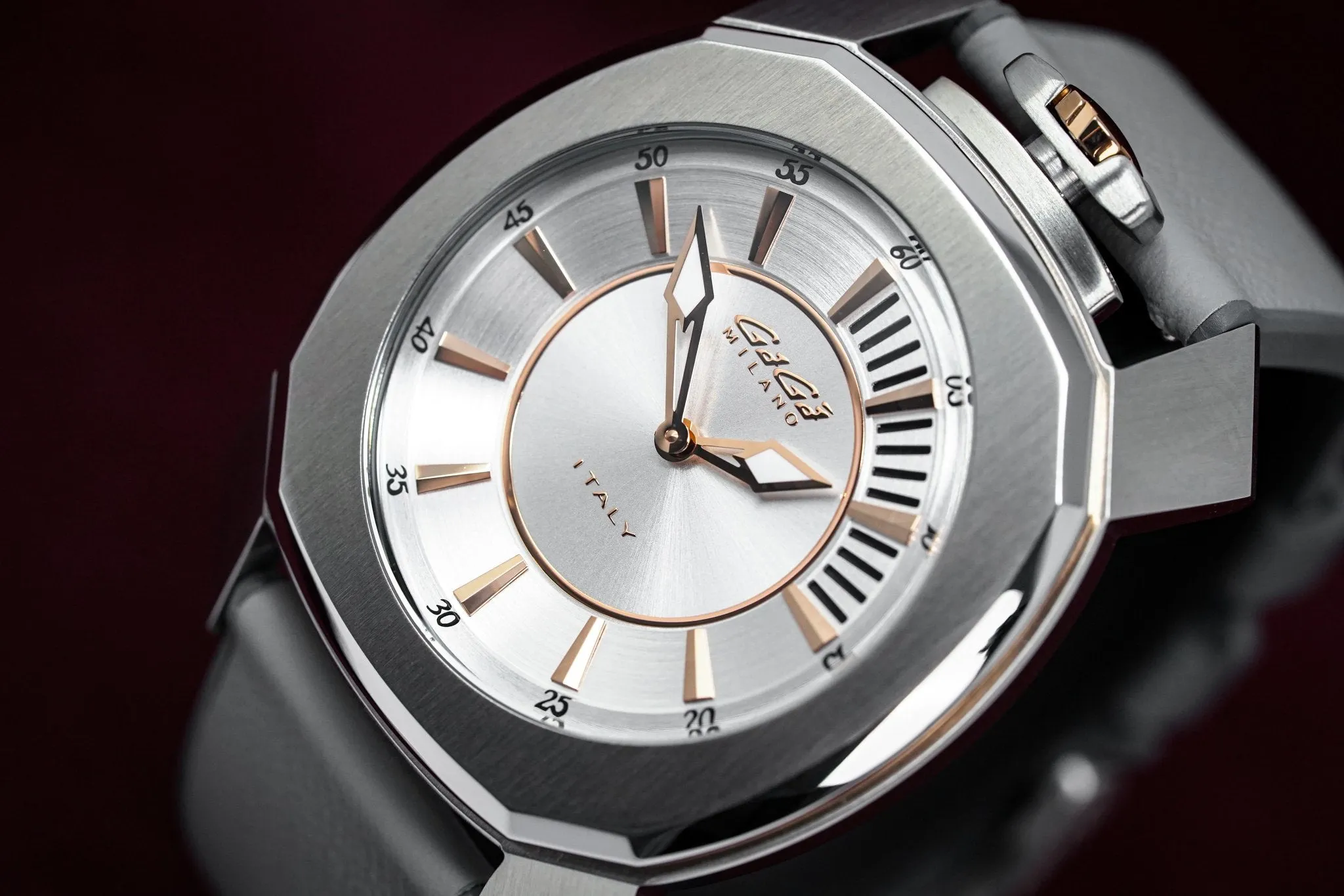 Gaga Milano Watch Frame_One Silver 7050.01