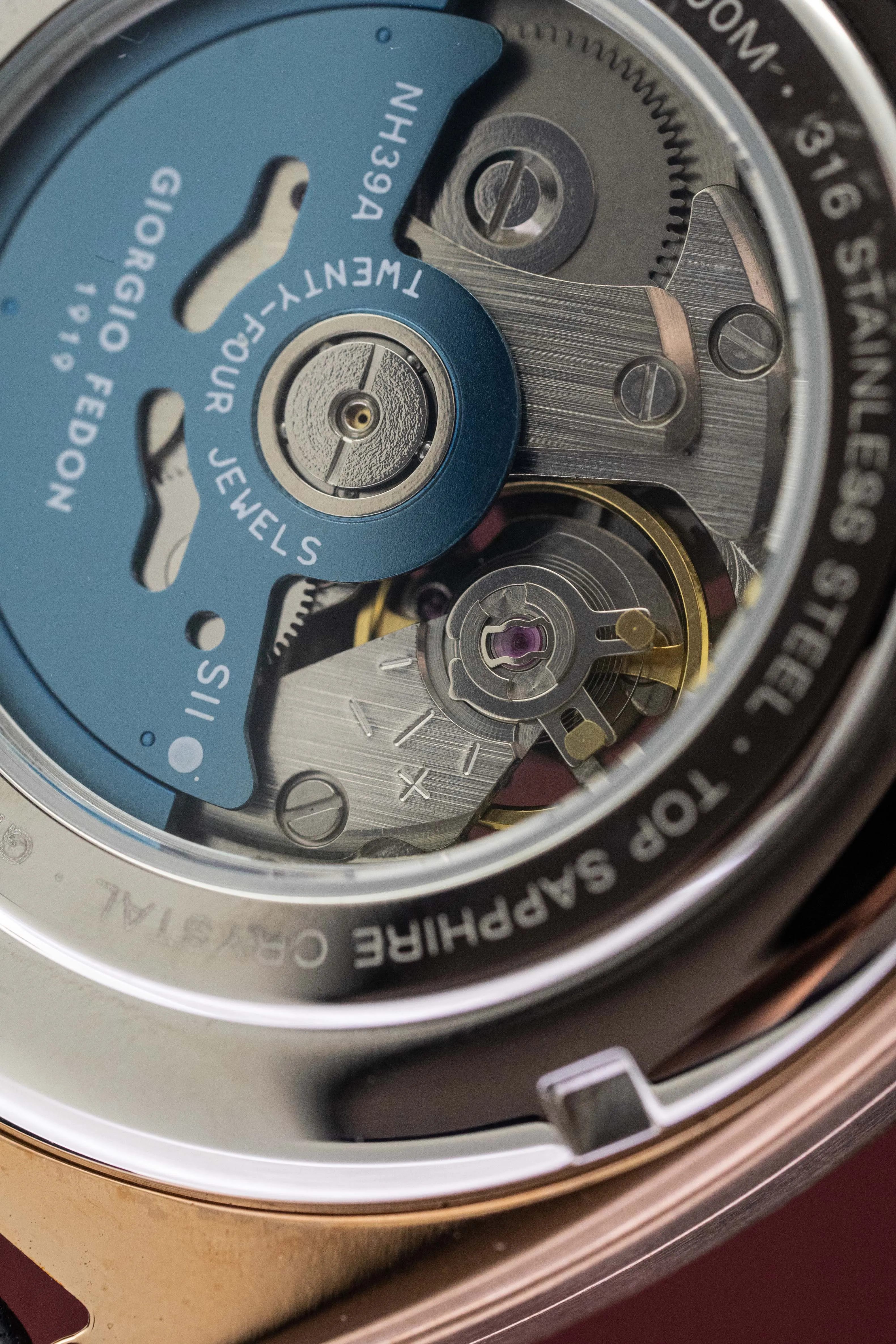 Giorgio Fedon Legend Blue IP Rose Gold GFCN006