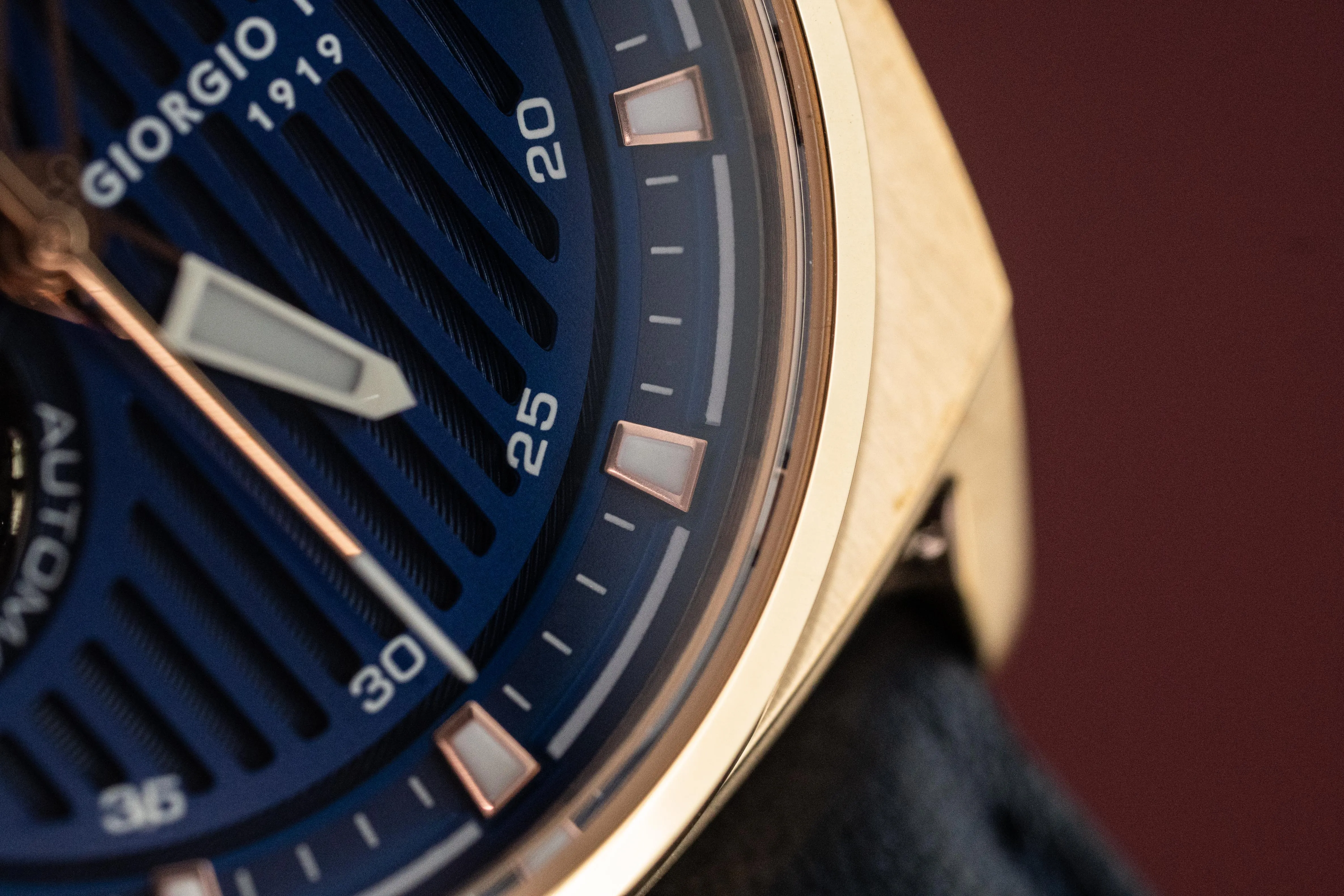 Giorgio Fedon Legend Blue IP Rose Gold GFCN006