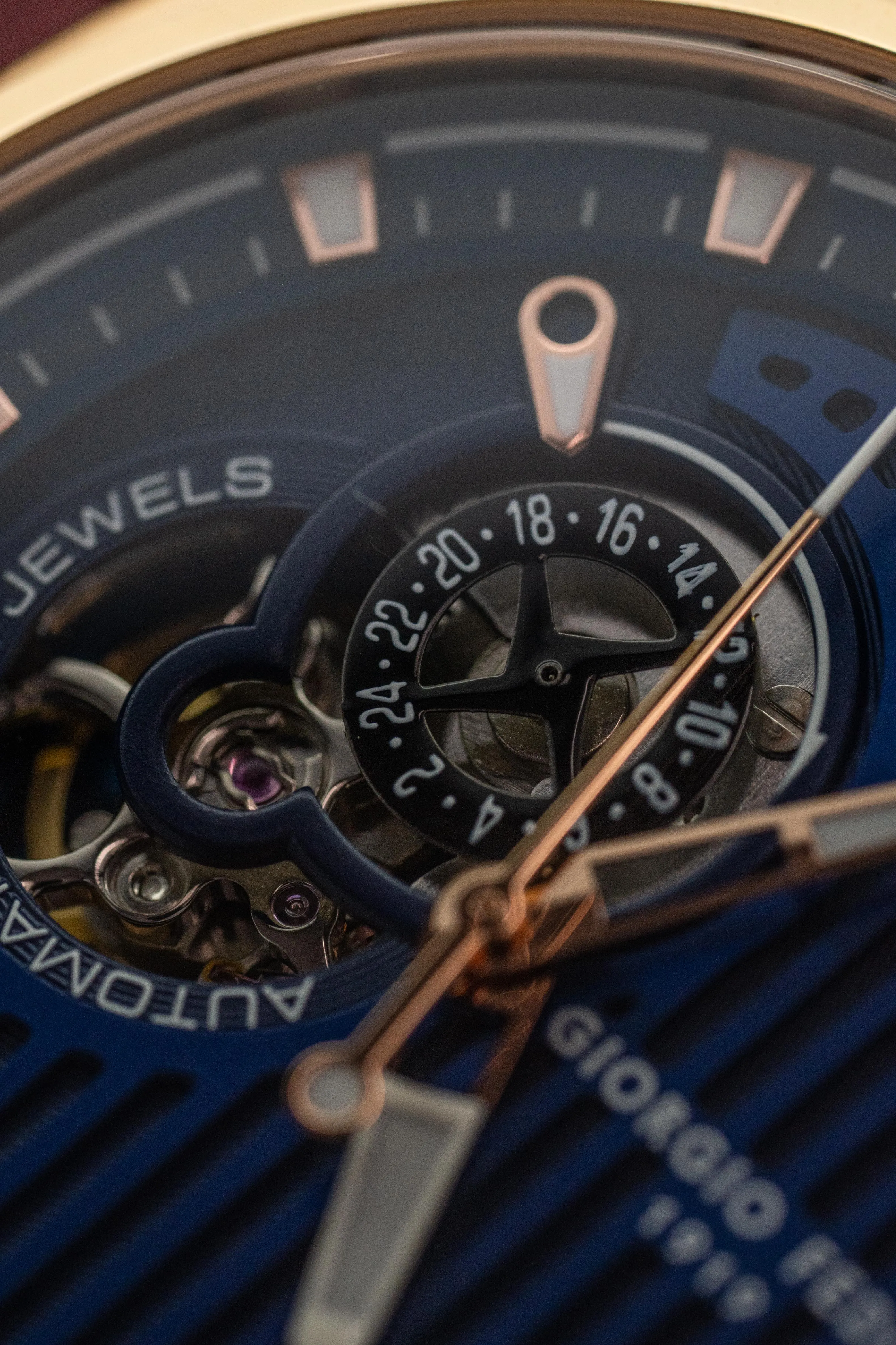 Giorgio Fedon Legend Blue IP Rose Gold GFCN006