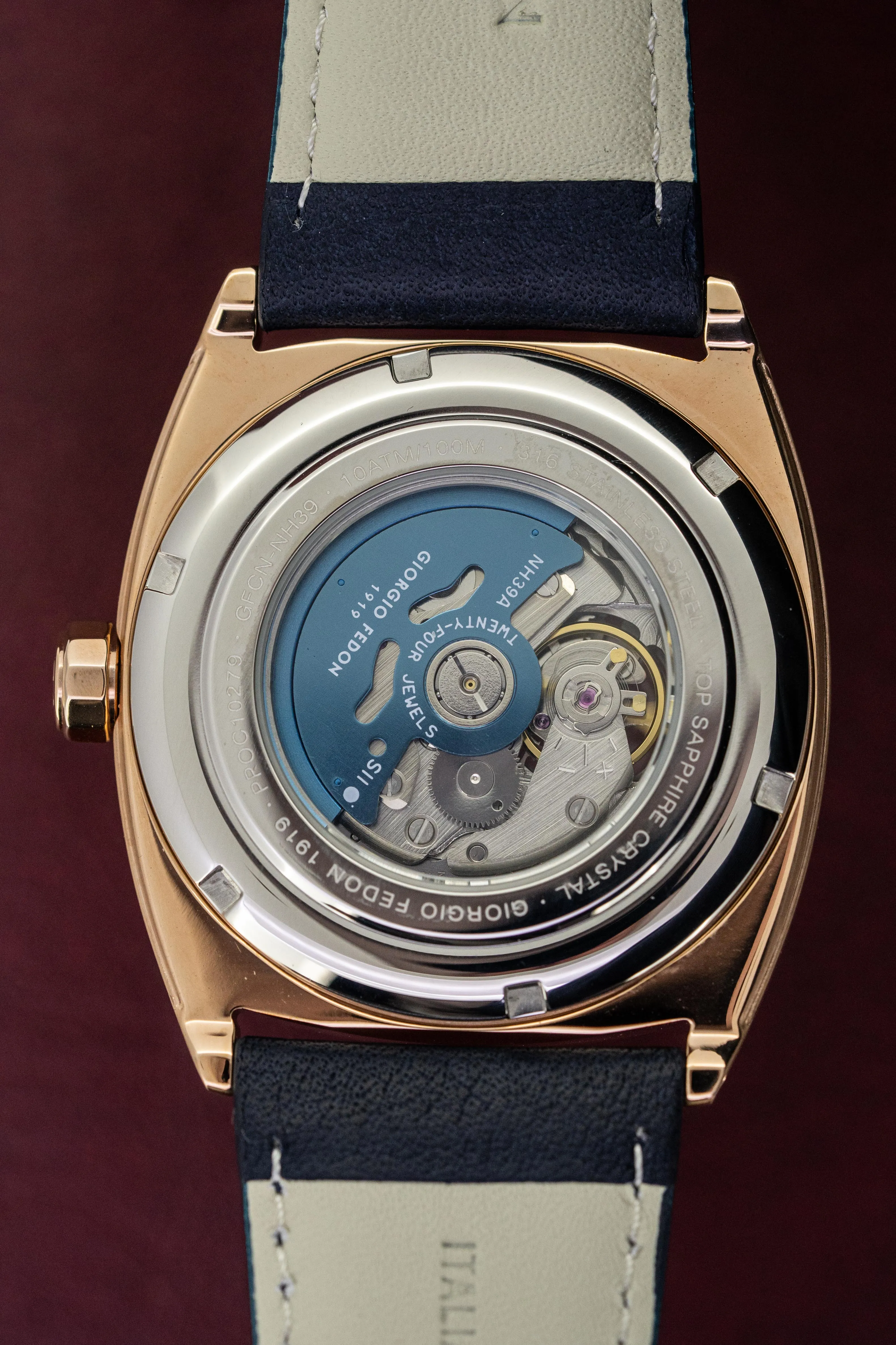 Giorgio Fedon Legend Blue IP Rose Gold GFCN006
