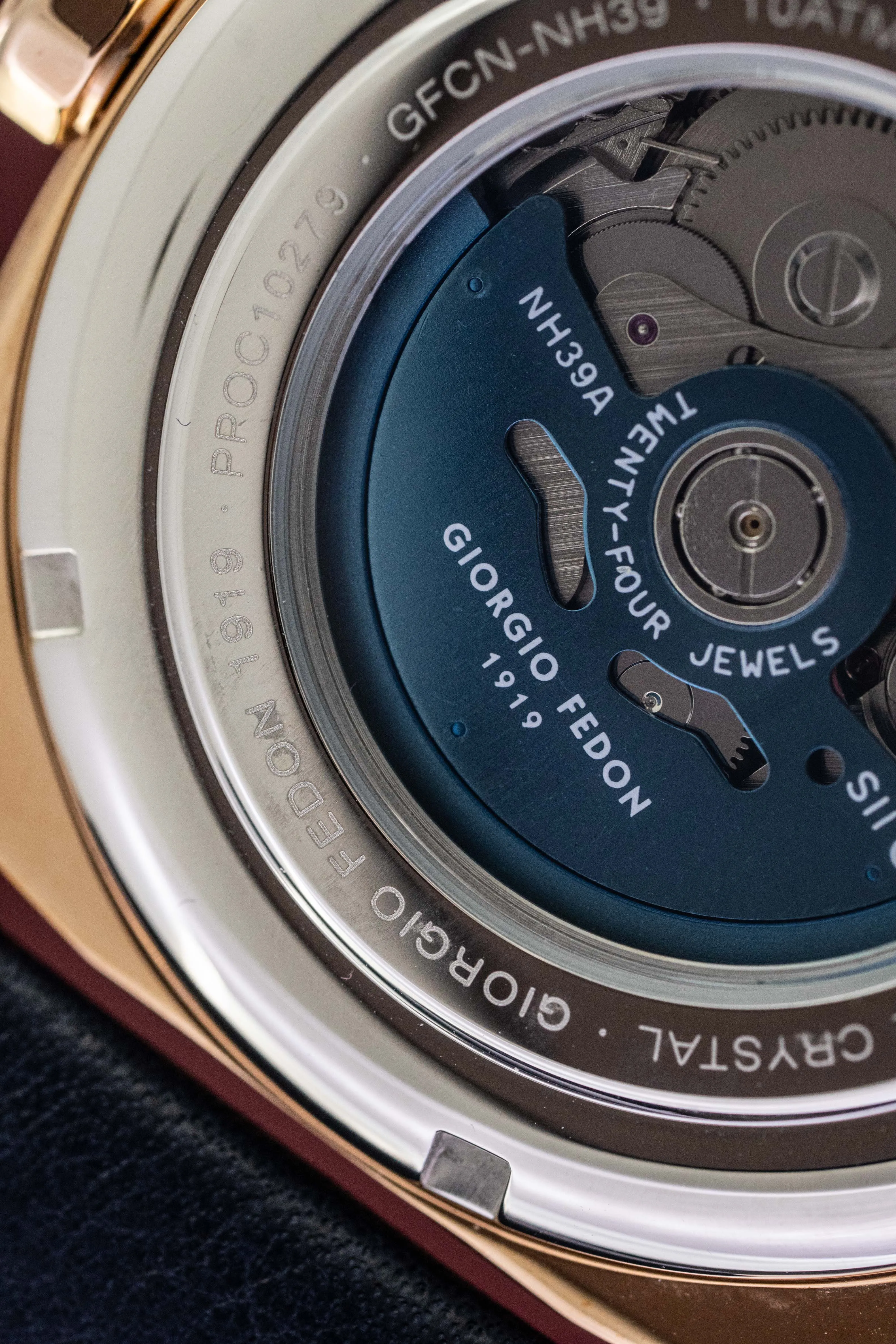 Giorgio Fedon Legend Blue IP Rose Gold GFCN006