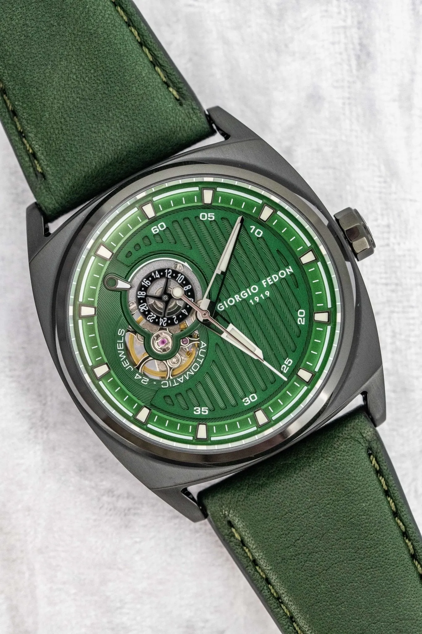 Giorgio Fedon Legend Green Black PVD GFCN004