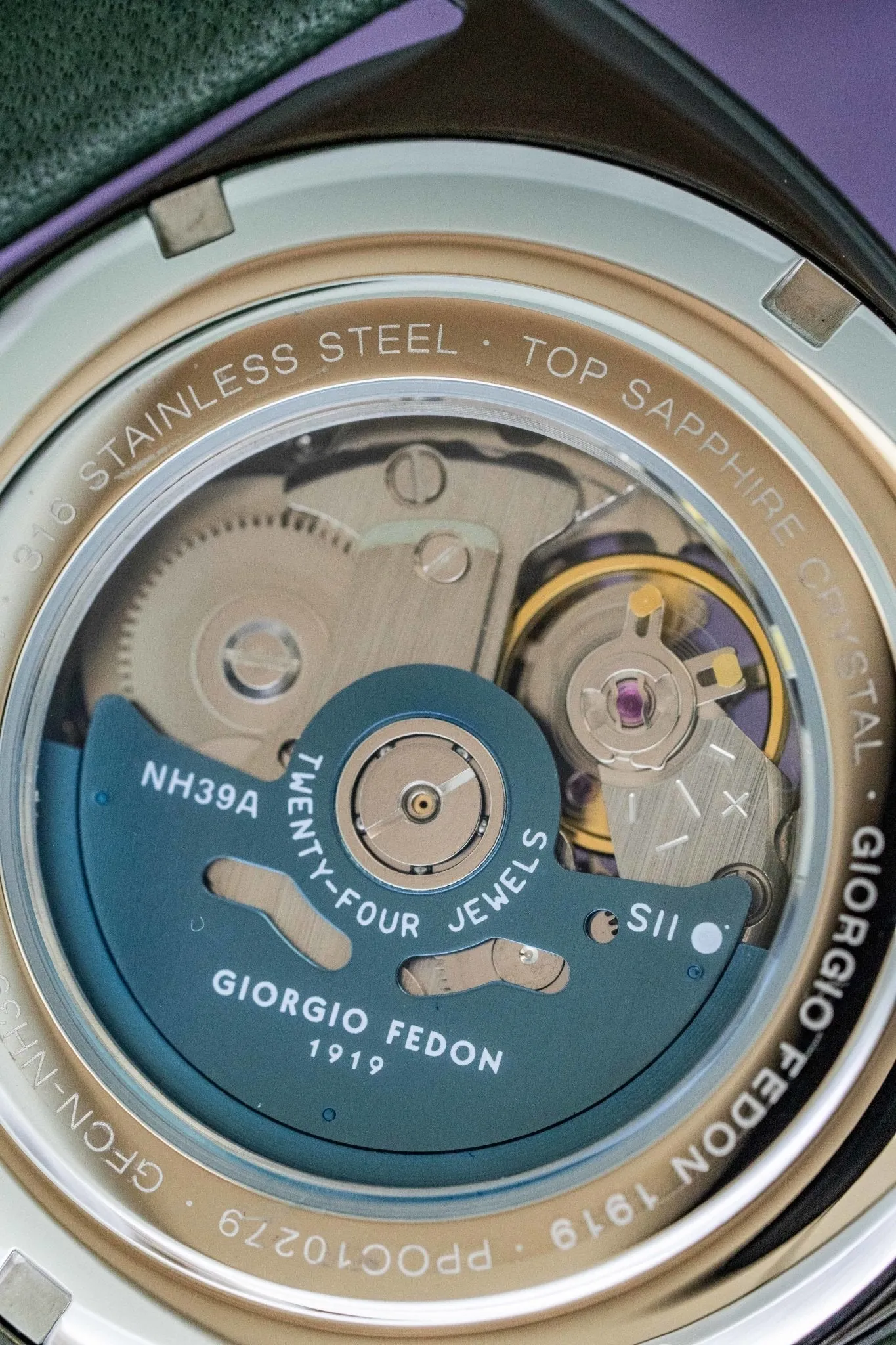 Giorgio Fedon Legend Green Black PVD GFCN004