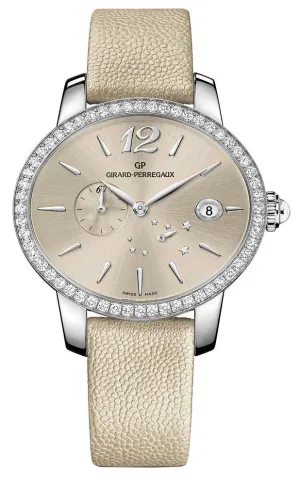 Girard Perregaux Cat's Eye  Automatic Champange Dial Camel Leather Ladies Watch 80486D11A861-IK8A