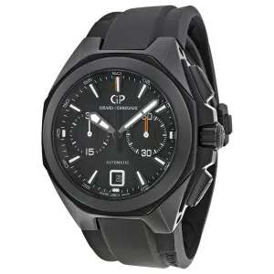 Girard Perregaux Chrono Hawk Automatic Black Dial Black Rubber Men's Watch 49970-32-631-FK6A