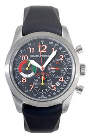 Girard Perregaux Sport Classique Stainless Steel Black Rubber Men's Watch 49540-11-611-FK6A