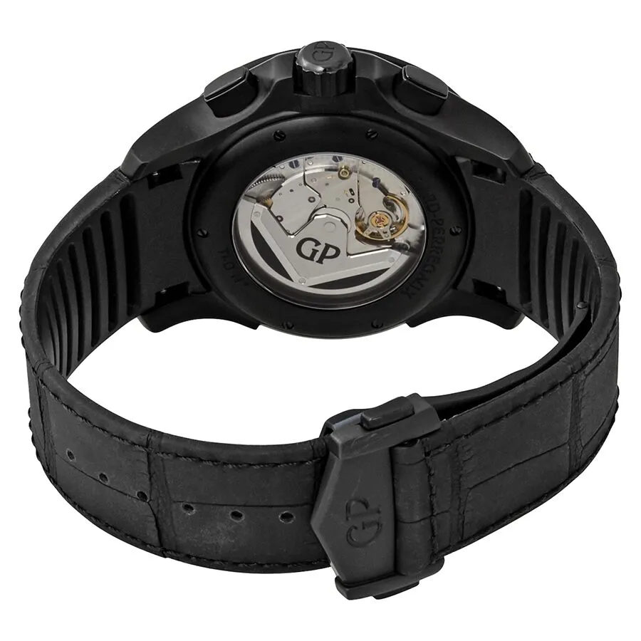 Girard Perregaux Traveller World Time Chronograph Automatic Black Dial Men's Watch 49700-21-633-BB6C