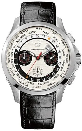 Girard Perregaux Traveller WW.TC Chronograph Automatic Men's Watch 49700-11-131-BB6C