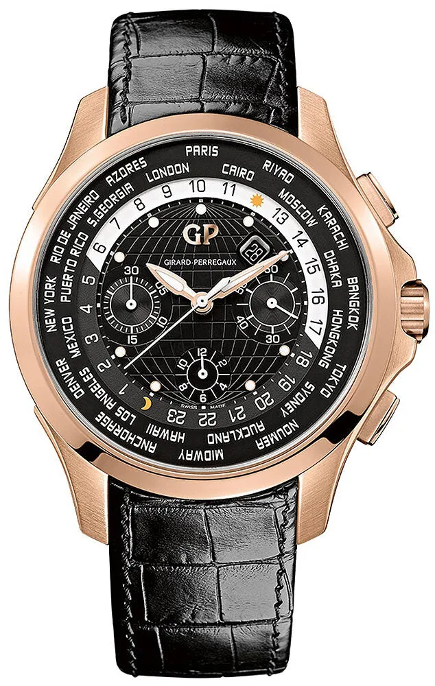 Girard Perregaux Traveller WW.TC Chronograph Automatic Men's Watch 49700-52-632-BB6B