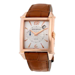 Girard Perregaux Vintage 1945  Automatic Silver Dial 18kt Rose Gold Men's Watch 25835-52-161-BACA