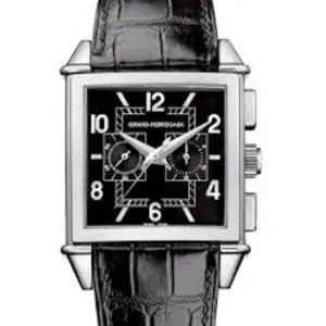 Girard Perregaux Vintage 1945 Chronograph Automatic Black Dial Men's Watch 25820-53-651-BA6A