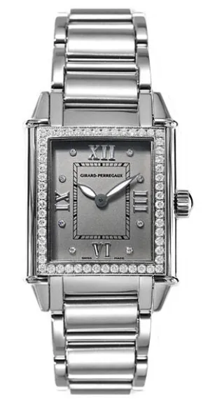 Girard Perregaux Vintage 1945 Diamond Stainless Steel Ladies Watch 02574-D1A11-21M