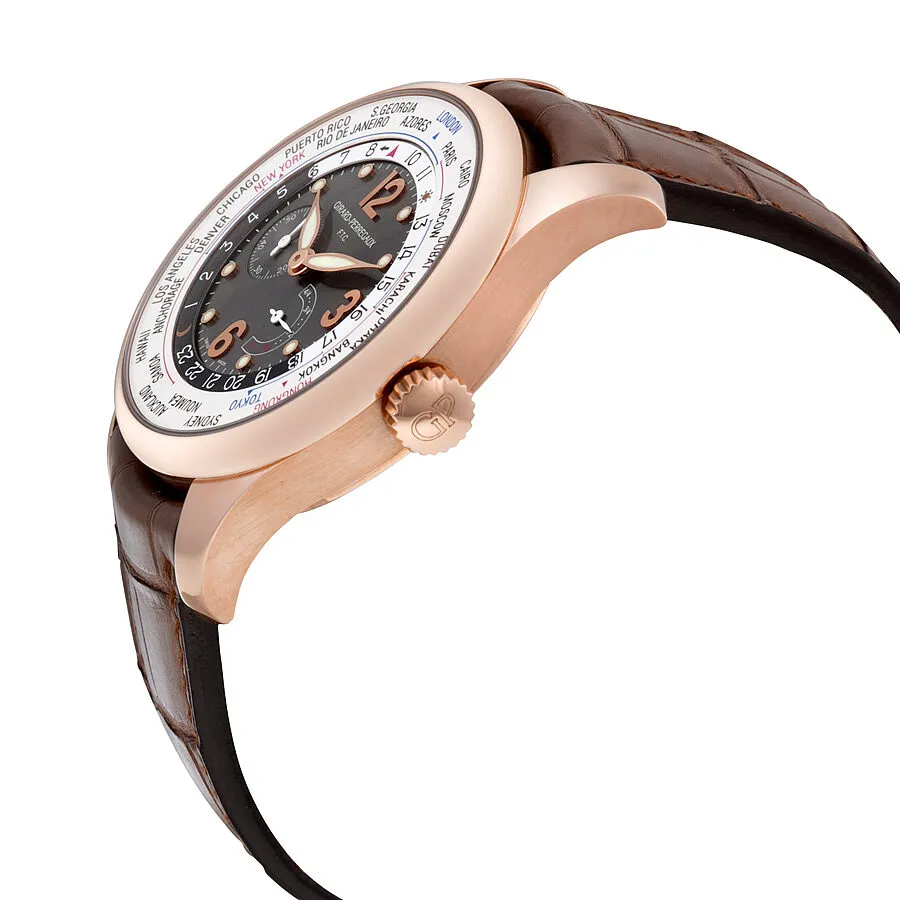 Girard Perregaux WW.TC Hours of the World 18K Rose Gold Men's Watch 49850-52-254-BACA