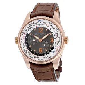 Girard Perregaux WW.TC Hours of the World 18K Rose Gold Men's Watch 49850-52-254-BACA