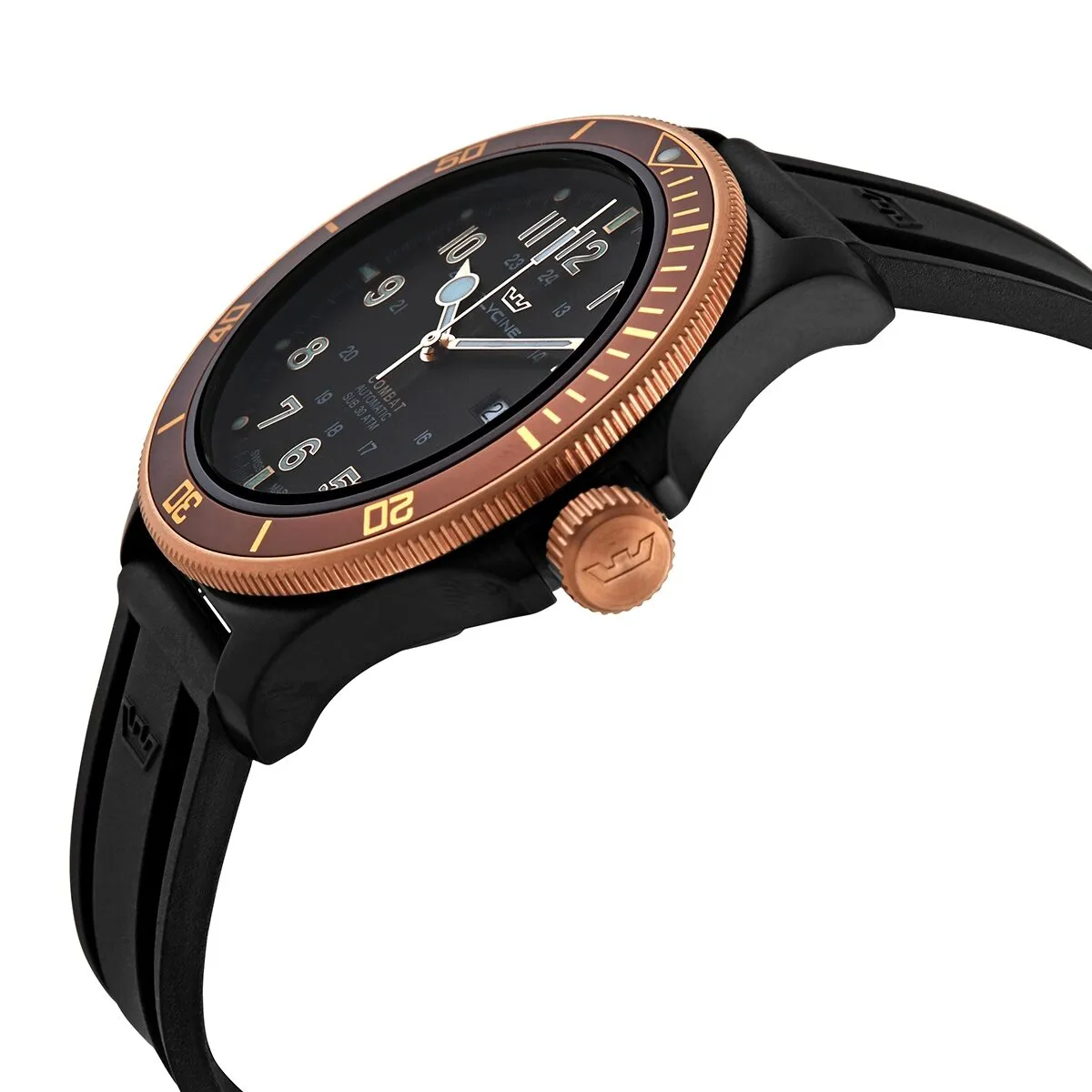 Glycine Combat Sub 46 Automatic Black Dial Men's Watch GL0278