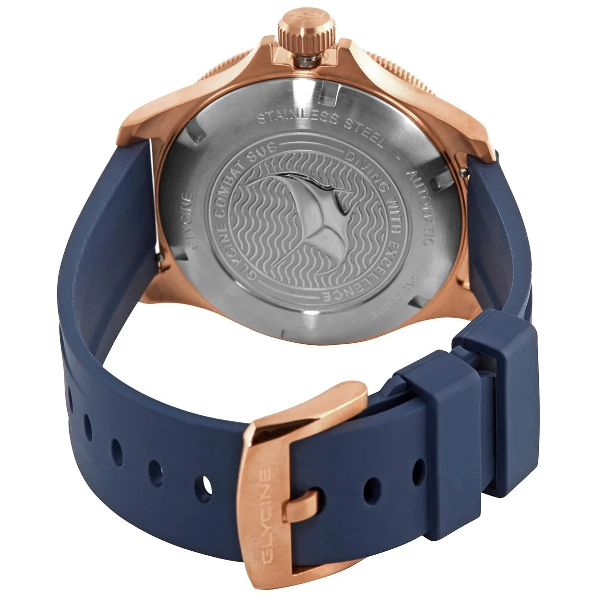 Glycine Combat Sub 46 Automatic Dark Blue Dial Men's Watch GL0282