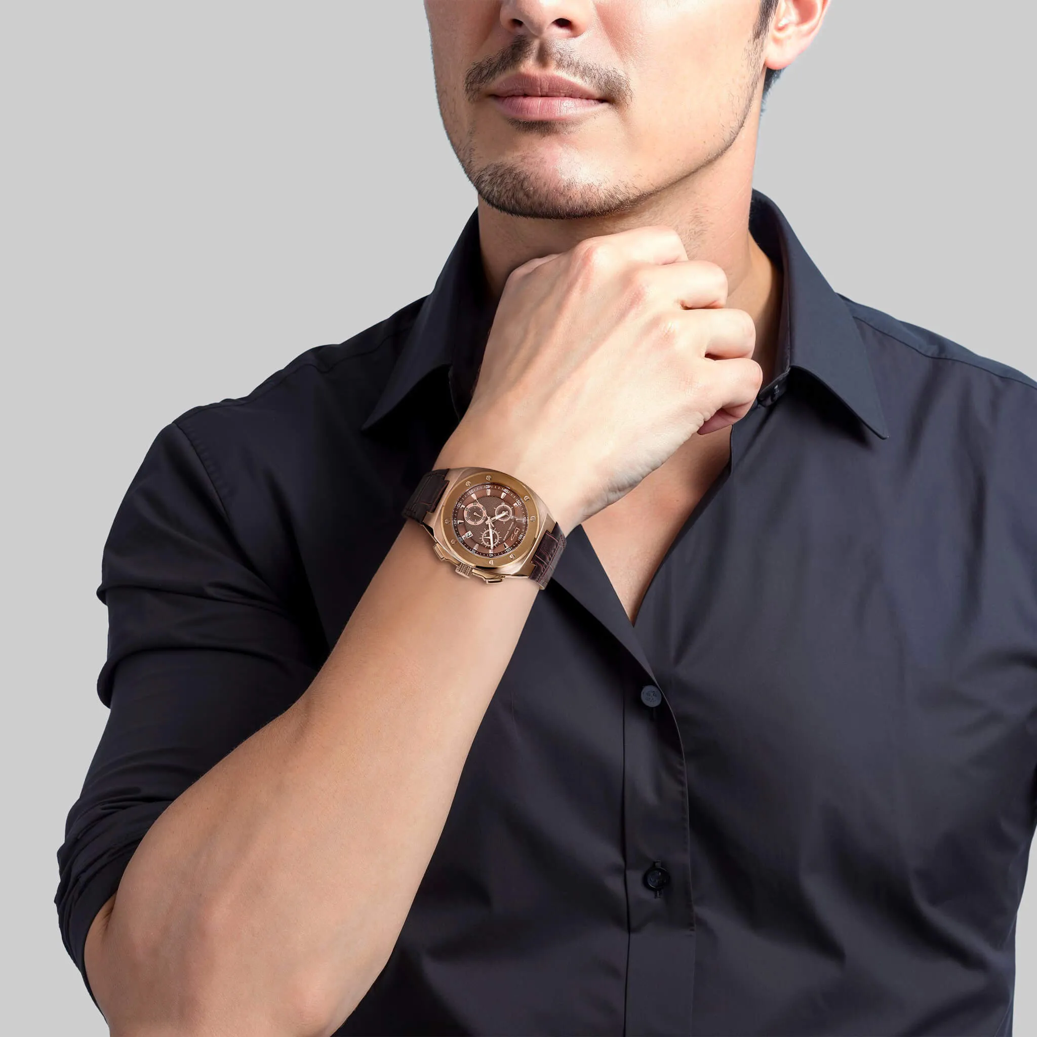 Grandeur Brown Men's Watch