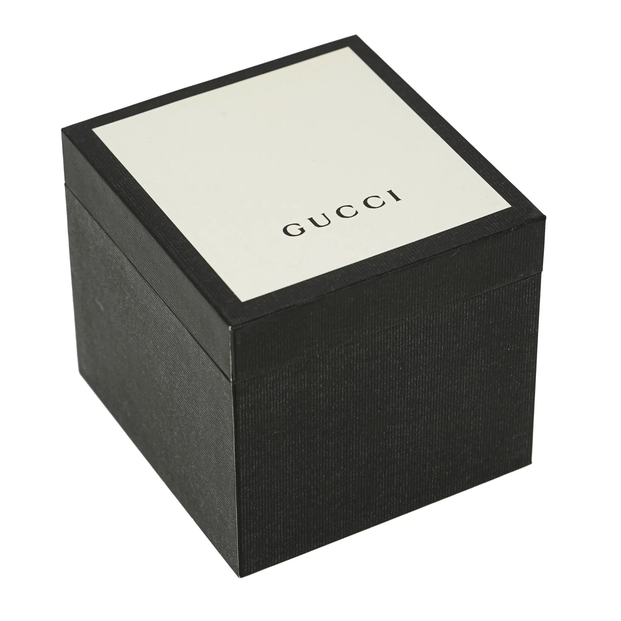 Gucci Watch Interlocking G Ladies 37mm Black YA133314