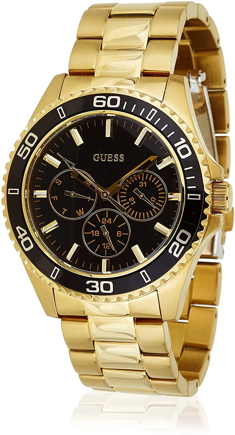 Guess 40mm Steel Bracelet & Case Acrylic Women's Watch W0231L3