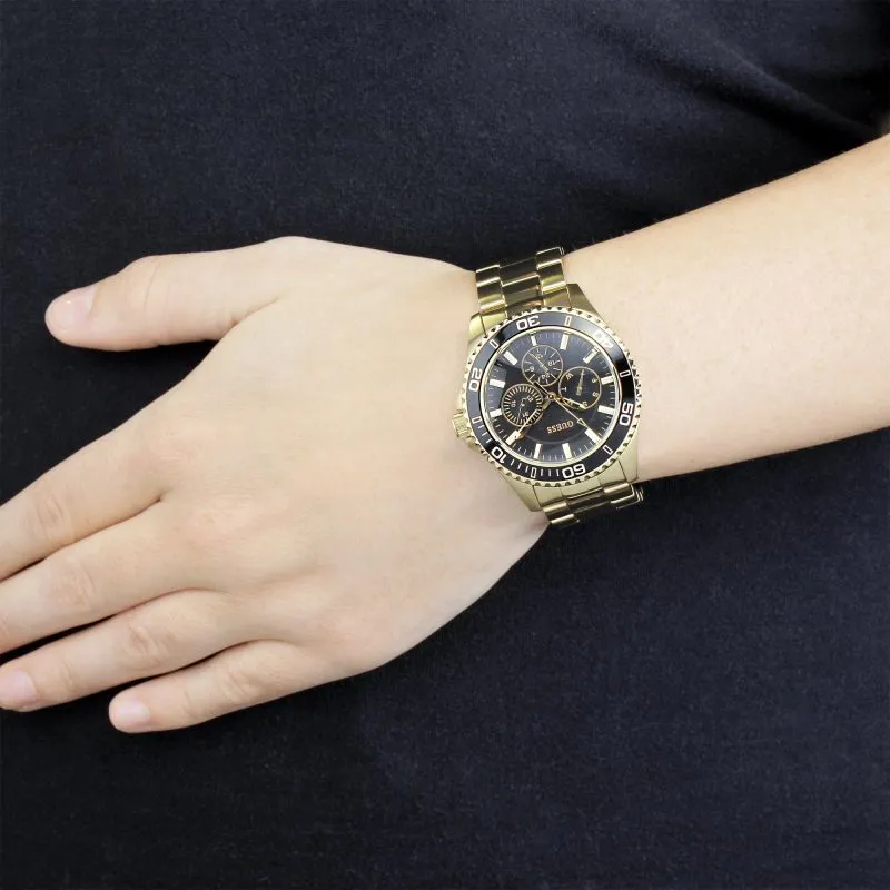 Guess 40mm Steel Bracelet & Case Acrylic Women's Watch W0231L3
