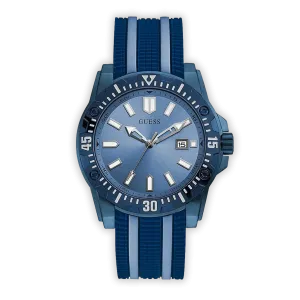 Guess Crew Men's Watch Blue PVD GW0055G2
