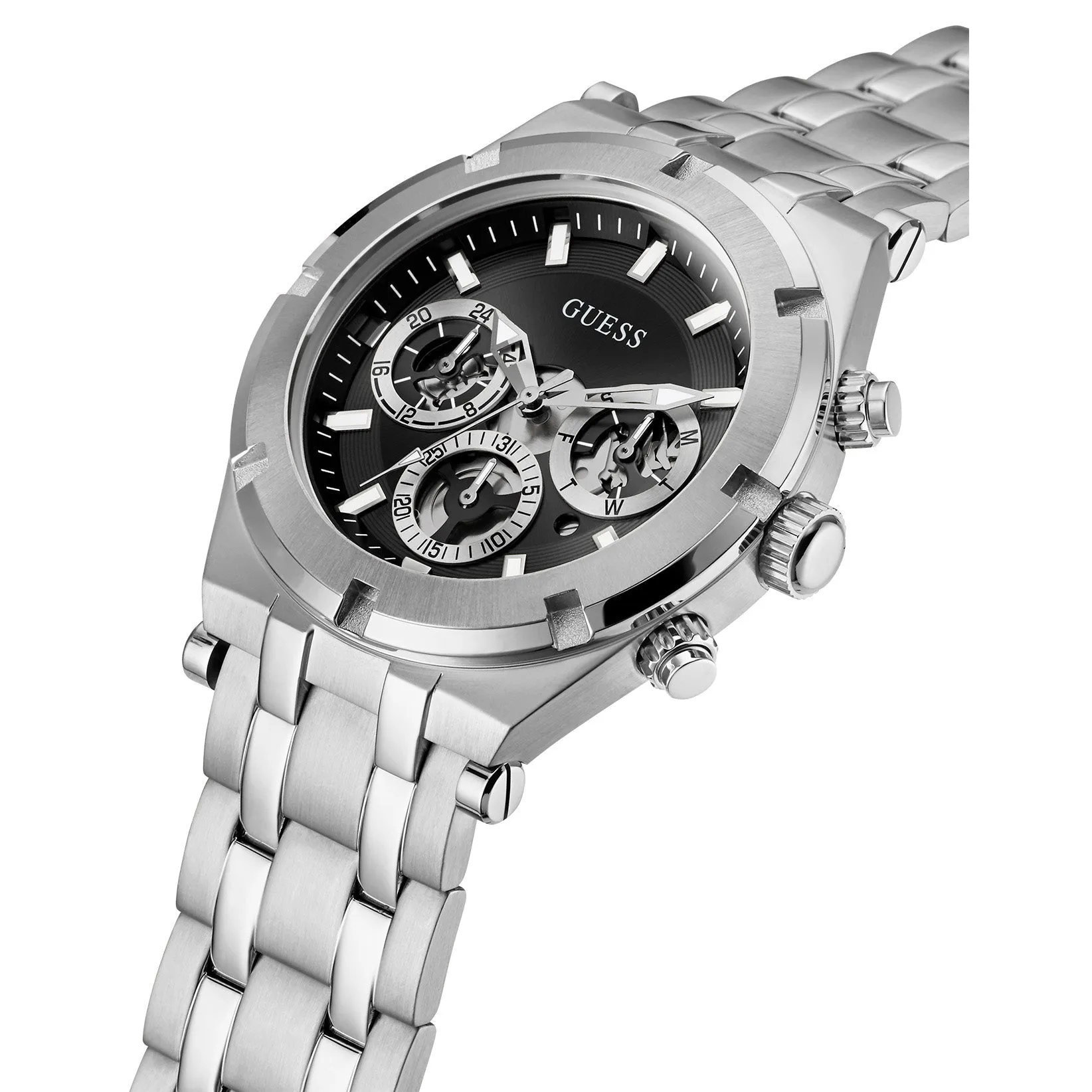 Guess GW0260G1 Men's Continental Silver Watch