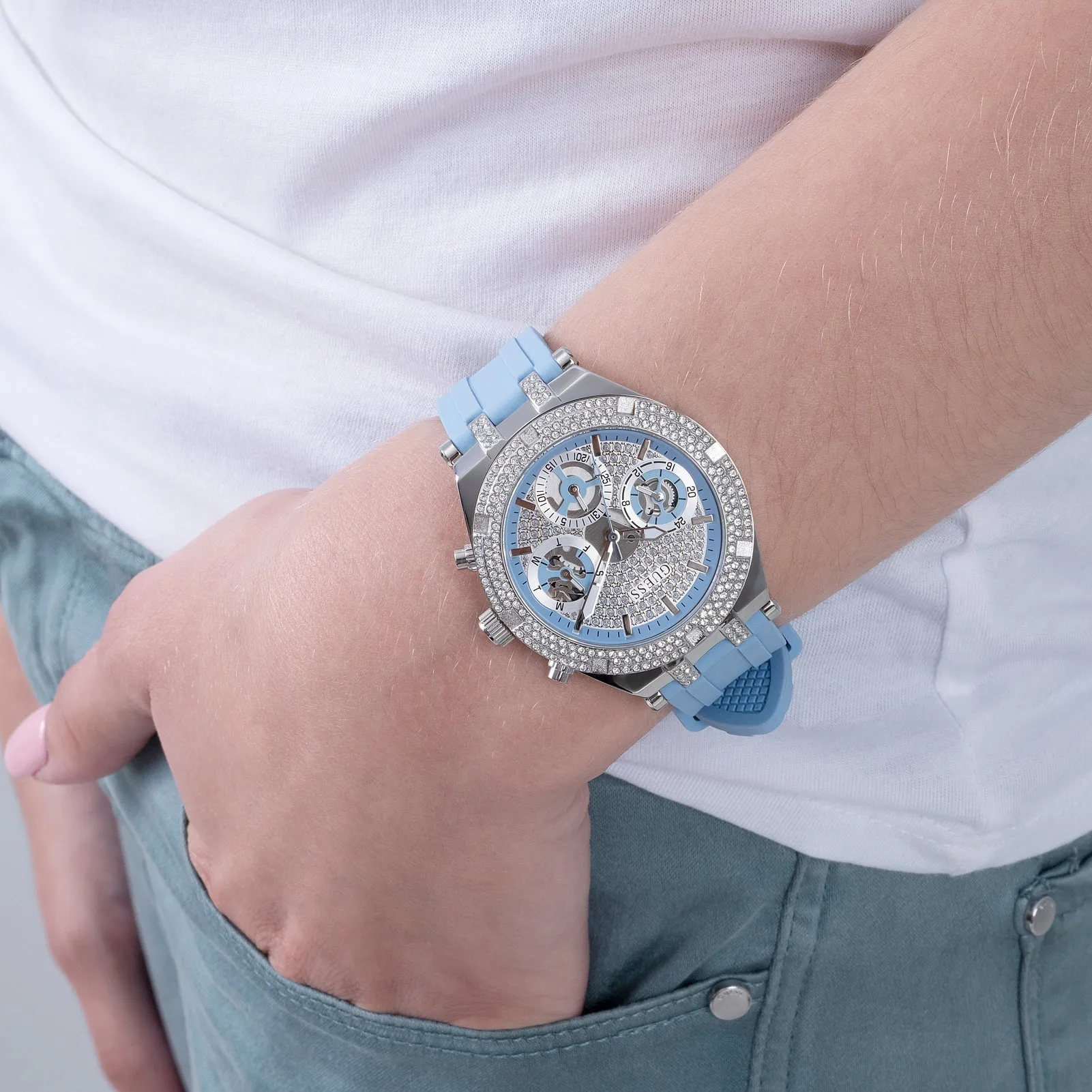Guess GW0407L1 Ladies Heiress Blue Watch